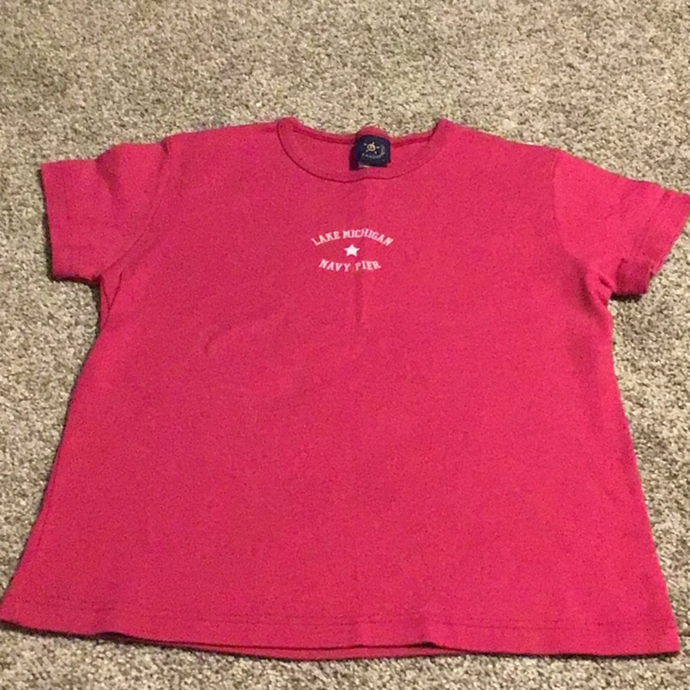 Lakeshirts dark pink T-shirt, size large